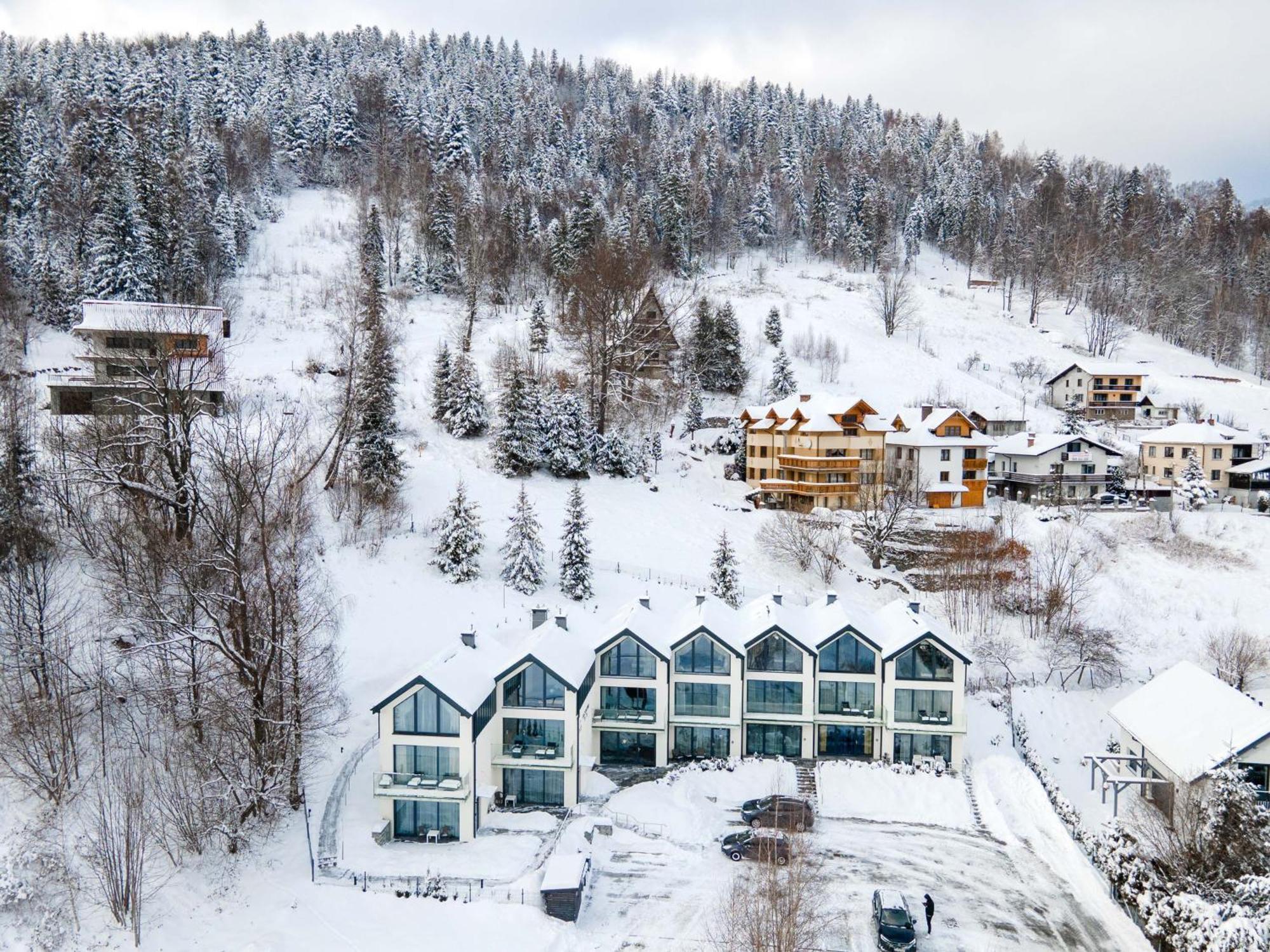 Apartamenty Marron Z Sauna, Bawialnia I Widokiem Na Skrzyczne - Dream Apart Szczyrk Bagian luar foto